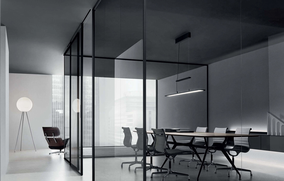 Frameless Office Glass Partition Dubai