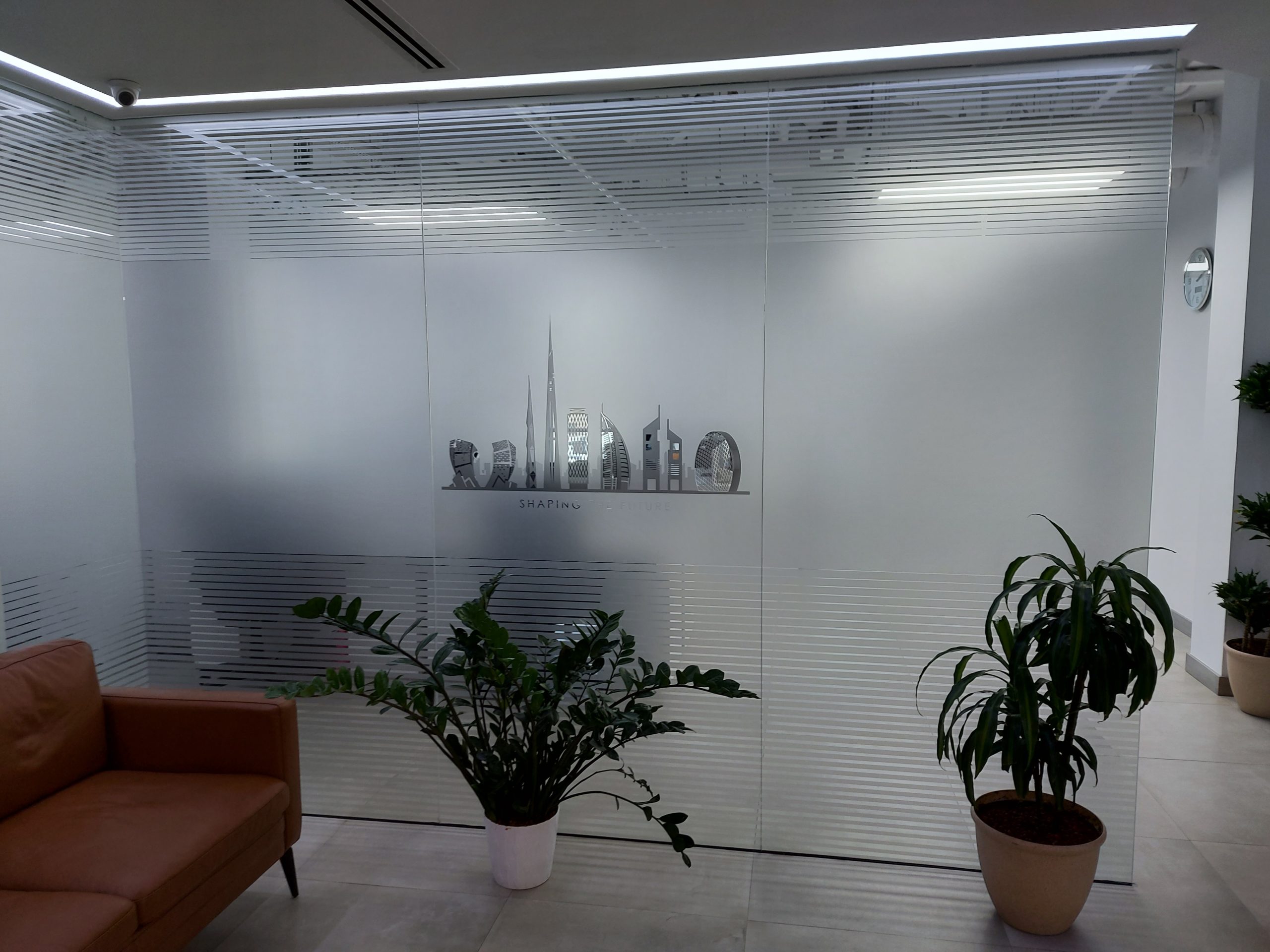 Frameless Office Glass Partition Dubai